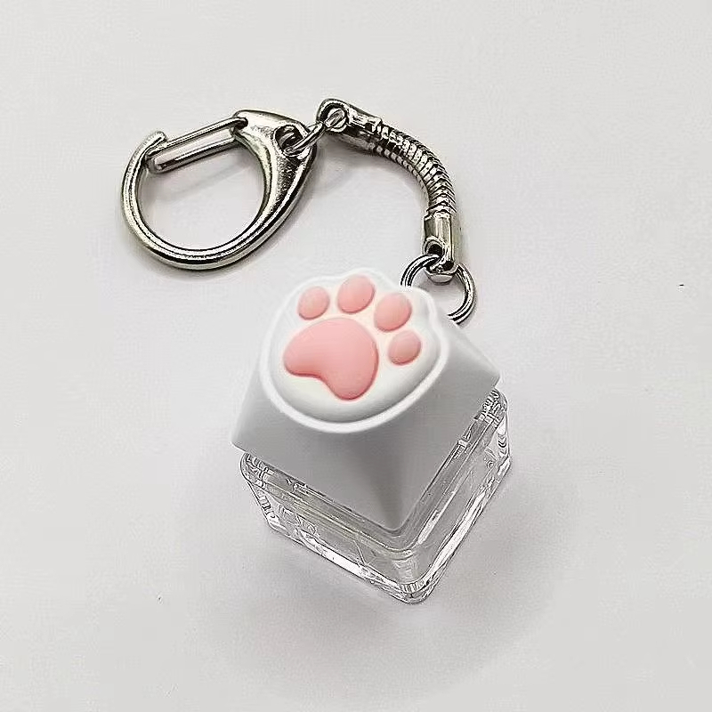 かわいい猫の爪キーチェーン、指先減圧おもちゃ、キーキャップテ - Gaming Keyboard Test のレビューと価格