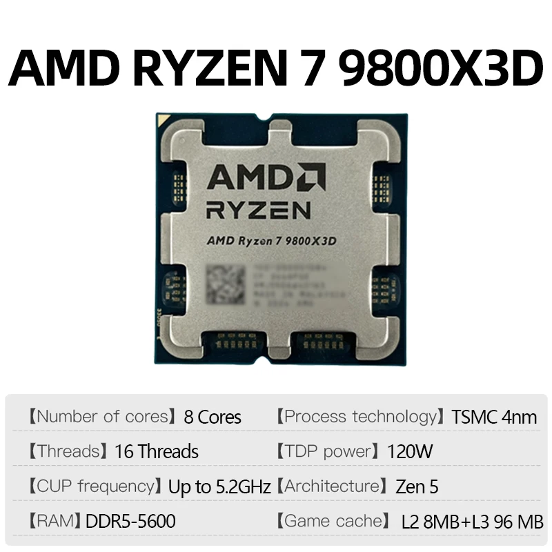 AMD Ryzen 7 9800X3D ゲーミングCPU 最 - Amd Cpu Ryzen 7 のレビューと価格