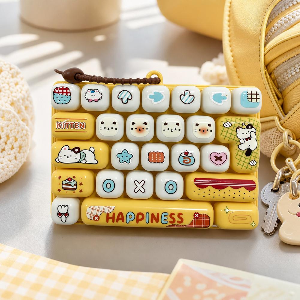 26個の可愛いキーキャップ、キーチェーン、指で押すボタン、ス - Gaming Keyboard Test のレビューと価格