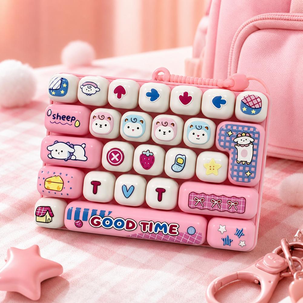 26個の可愛いキーキャップ、キーチェーン、指で押すボタン、ス - Gaming Keyboard Test のレビューと価格