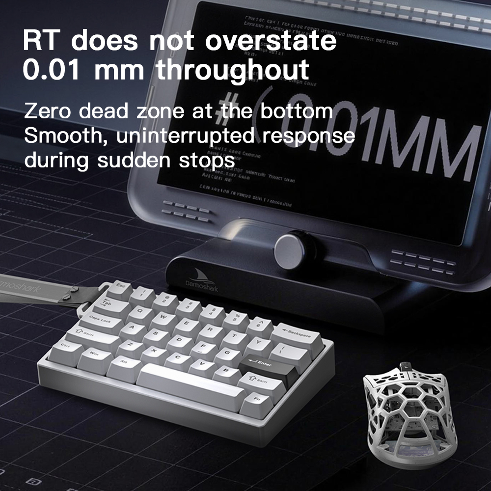 Darmoshark KT35 アルミニウム合金メカニカルゲ - Gaming Keyboard Hot Swappable のレビューと価格