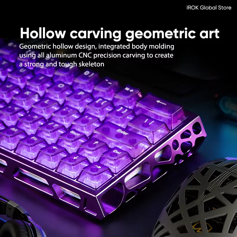 IROK MG63 デュアルコア 63キー 磁気スイッチ ゲ - Gaming Keyboard Hot Swappable のレビューと価格