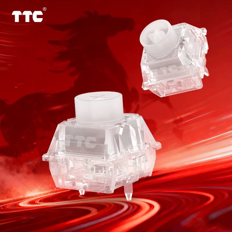 TTC Horse 磁気軸RGB大型丸型ボタン デュアルライ - Gaming Keyboard No Rgb のレビューと価格