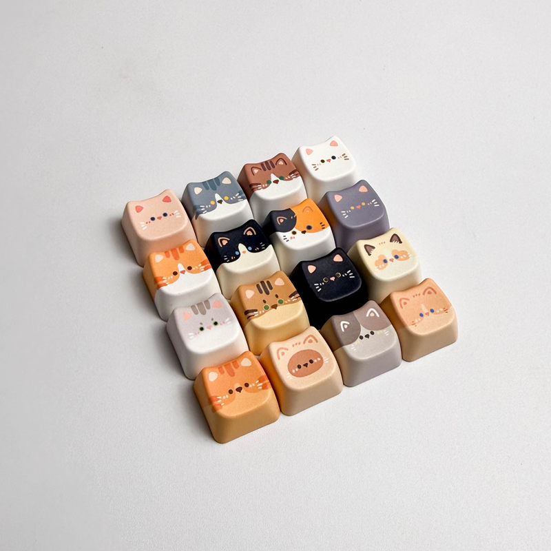 猫軸テスター シャムカラーコック猫キーキャップ メカニカルキ - Gaming Keyboard Test のレビューと価格